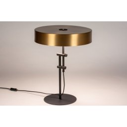 Stolní designová lampa La Viante Black and Gold