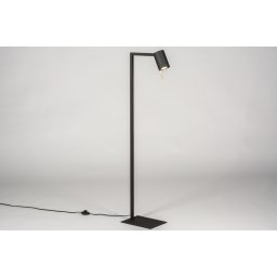 Stojací designová lampa Philea Black