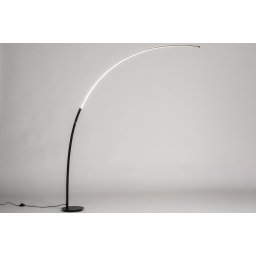 Stojací oblouková LED lampa Counter Black