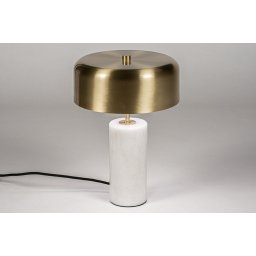 Stolní lampa Morph White Marmor Gold