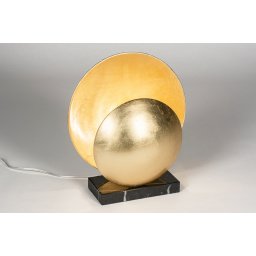 Stolní lampa Moormann Gold and Black Marmor