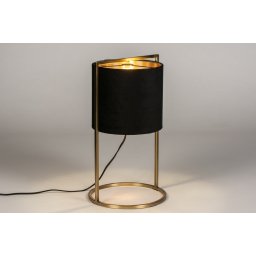 Stolní lampa Burnham Black and Gold