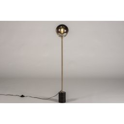 Stojací lampa Barry Black and Gold