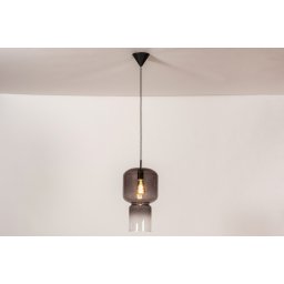 Závěsné svítidlo Art Deco Pastia Nero