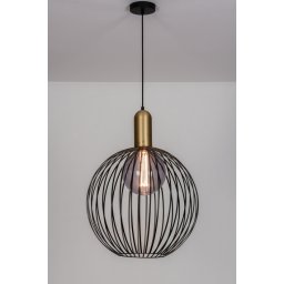 Závěsné svítidlo nad jídelní stůl Verita Signature Black and Gold 50