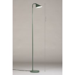 Stojací designová lampa Riollta Old Green