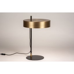 Stolní designová lampa La Viante Black and Gold X