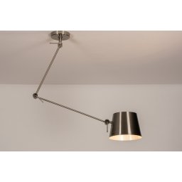 Závěsné designové svítidlo nad jídelní stůl Snap Wall Charlenne Silver