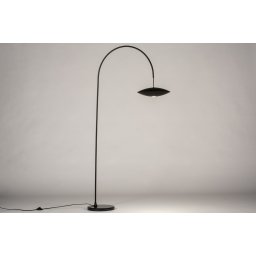 Stojací oblouková lampa Verner Dark Nero