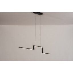 Závěsné černé LED svítidlo nad jídelní stůl Zagatti Black