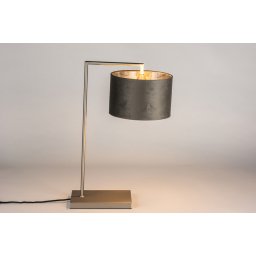 Stolní lampa Pallas Grey and Silver