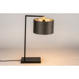 Stolní lampa Pallas Black and Silver