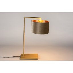 Stolní lampa Pallas Taupe Gold