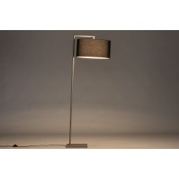 Stojací designová lampa Pallas Black Steel
