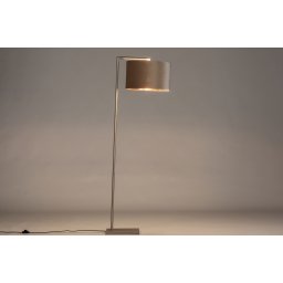 Stojací designová lampa Pallas Taupe Steel