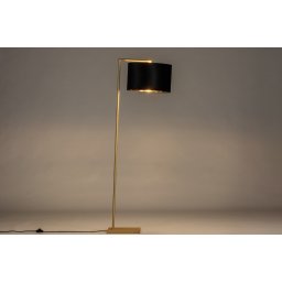 Stojací designová lampa Pallas Black and Gold Messe