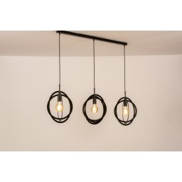 Závěsné designové svítidlo nad jídelní stůl Rubn Luxury Trio