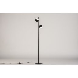 Stojací minimalistická lampa Sentino Black