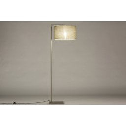 Stojací designová lampa Pallas Silver and Taupe