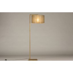 Stojací designová lampa Pallas Gold and Taupe