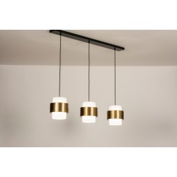 Závěsné designové svítidlo nad jídelní stůl Onyx Gold 3