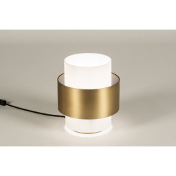 Stolní designová lampa Onyx Gold