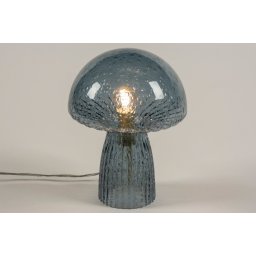 Stolní skleněná lampa Basilley Blue