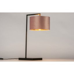 Stolní lampa Pallas Pink and Black