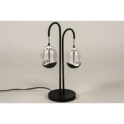 Stolní designová stmívatelná lampa Benelux Nero 2