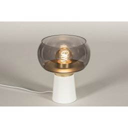 Stolní retro lampa Mephisto White