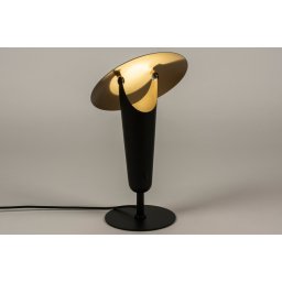 Stolní designová lampa Giora Black and Gold