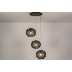 Závěsný designový lustr do obýváku Merlot Trio Vantage