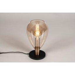 Stolní skleněná lampa Padova Champagne