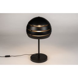 Stolní retro lampa Cantonn Nero and Gold