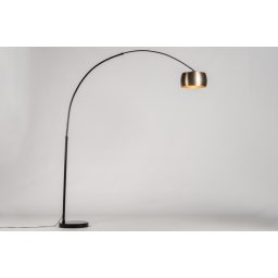 Stojací oblouková lampa Bond Gold