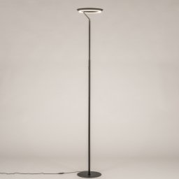 Stojací LED lampa s dotykovým stmívačem Gamma Black