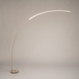 Stojací oblouková LED lampa se stmívačem Taupe Violl