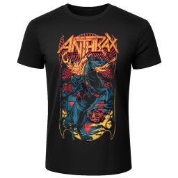 tričko pánské Anthrax - Headless Horseman - BL - ROCK OFF - ANTHTEE32MB