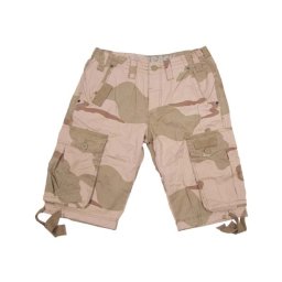 Kraťasy TRINITY seprané 3-COL DESERT vel. M