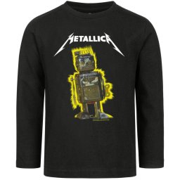 tričko dětské s dlouhým rukávem Metallica - Robot Blast- Black - METAL-KIDS - 833.36.8.999