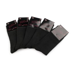 Pánské bavlněné ponožky XXL, barva 2 (vel. 47-52) černá