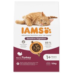 IAMS Cat Adult Sensitive Digestion Turkey 10 kg