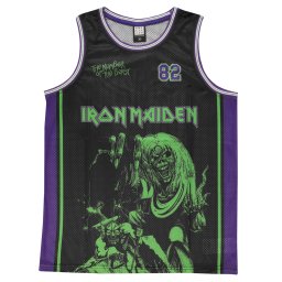 tílko pánské (dres) IRON MAIDEN - B BALL - AMPLIFIED - ZAV869P586