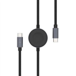 FIXED Power Watch Cable s USB-C/USB-C a Apple/Samsung Watch nabíječkou PD 60W 1.5m