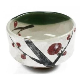 Japonská sada pro přípravu čaje matcha UME - chawan a chasen