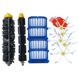 12ks HEPA filtry, kartáče a kartáčky 6R pro iRobot Roomba 600 Serie