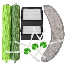 8ks HEPA filtry a kartáče pro iRobot Roomba Combo j7, j7+, j9+, Combo 10 Max, sada s mopem