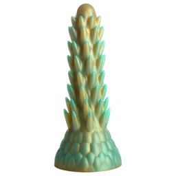 Creature Cocks Stegosaurus - silikonov dildo - 20 cm - zelen