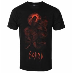 tričko pánské Gojira - Serpant Moon - BLACK - ROCK OFF - GOJTS09MB
