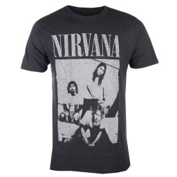 tričko pánské Nirvana - Sitting - ROCK OFF - NIRVTS63MB